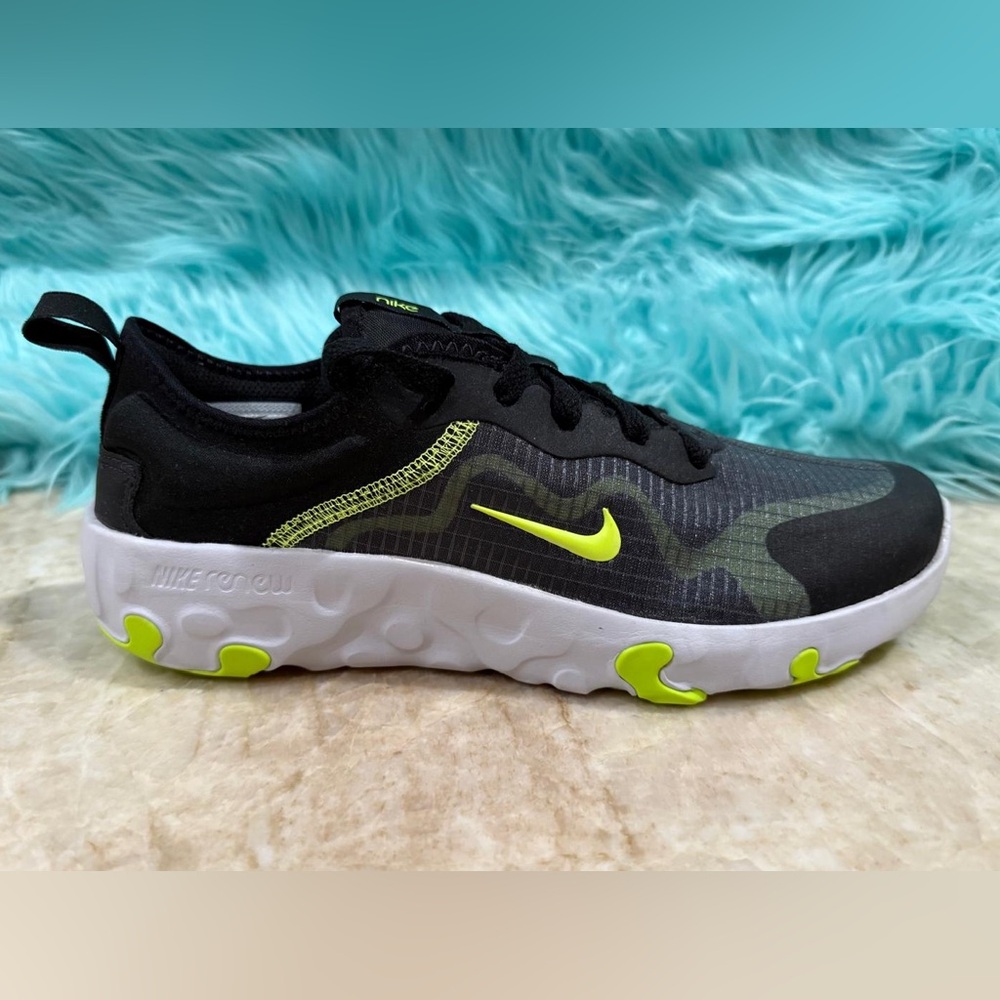 Nike Renew Lucent GS 'Black Volt'
